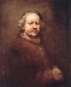 REMBRANDT Harmenszoon van Rijn Self-Portrait at the Age of 63,1669 Germany oil painting artist